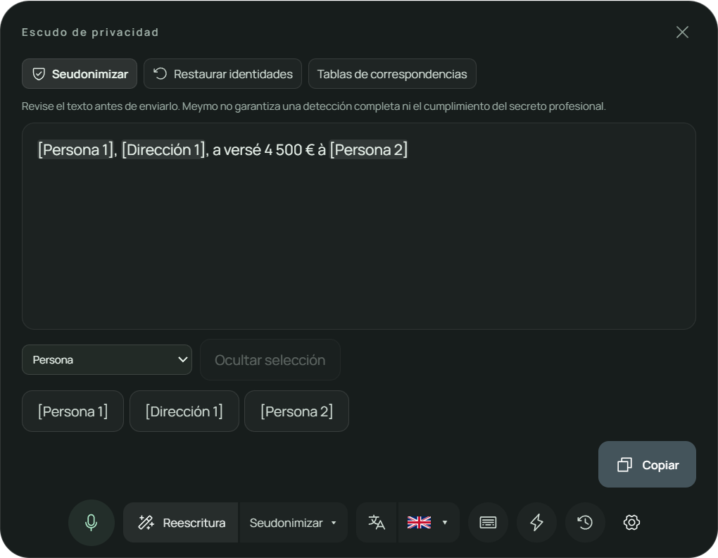 Escudo de privacidad