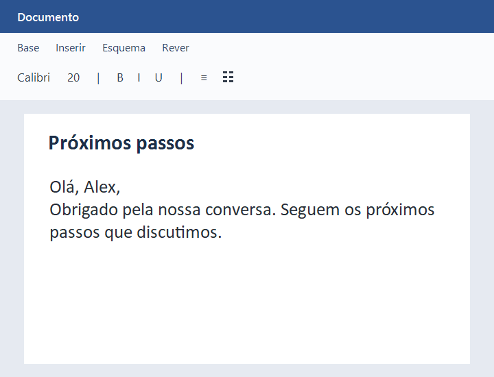 Aplicação Meymo para computador — Inserir