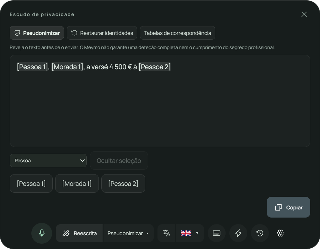 Escudo de privacidade